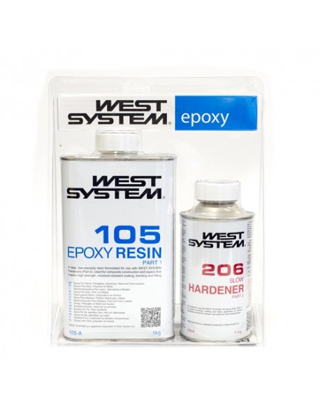 West System Resina 105 + Indurente Lento 206
